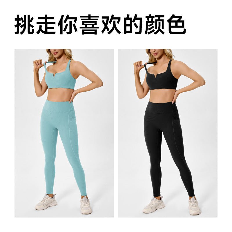 Jinke cross-border environmental-friendly nylon fabric bubble wrap running sports tops beautiful back professional fitness yoga vest for women