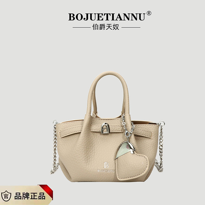 Women's summer 2025 foreign trade bags: new niche design crossbody bag, this year's popular bestseller - pleated bucket bag