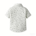 Children's spring new arrival cross-border korean style kids' set printed short-sleeve shirt boys' outfit baby's first birthday dress