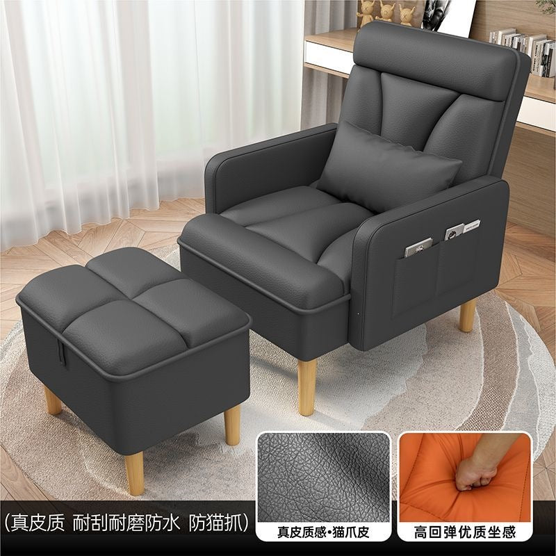 Bestselling single reclining sofa: comfortable lounger for living room, bedroom, balcony, office - perfect for napping or using as a computer chair