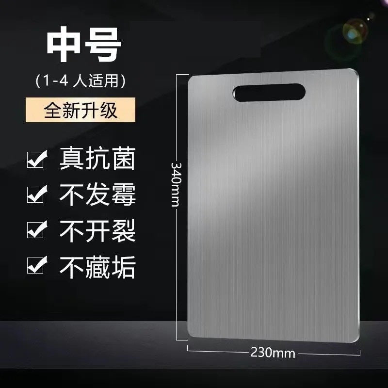 thickened 304 stainless steel cutting board kitchen chopping board fruit board panel rolling board chopping board factory