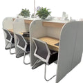 Self-study table immersive shared postgraduate entrance examination study table office desk employee seat certification table self-study room partition office desk