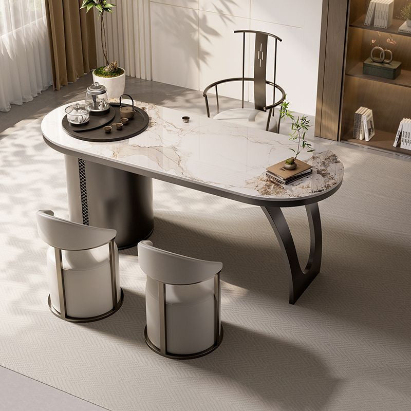 Italian accessible luxury tea chair casual modern makeup stool living room stylish popular negotiation casual chair backrest round stool