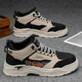 Spring men's high-top work shoes korean style trendy thick-soled martin boots athletic casual sneakers ankle boots fashionable shoes