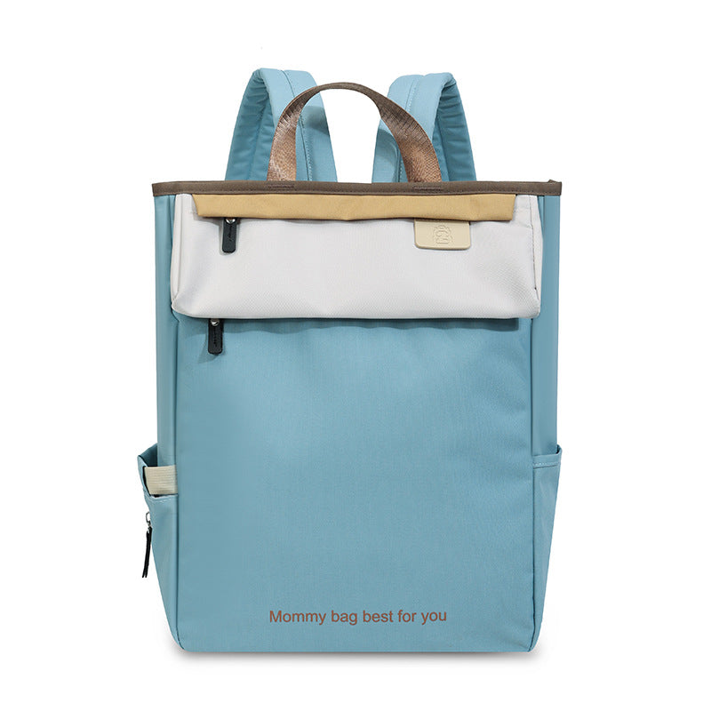 Cross-border women's mommy bag new multi-functional waterproof large-capacity storage bag simple casual college student backpack