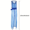 Breathable mowing apron, logging protective apron, splash-proof and oil-resistant, adjustable length, unisex, double-layer fabric skirt