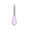 Stainless steel silicone whisk - manual egg beater - baking tool - cream whipper