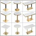 Luxury milk tea shop dessert shop restaurant table round square table cafe western restaurant snack burger shop table and chair set