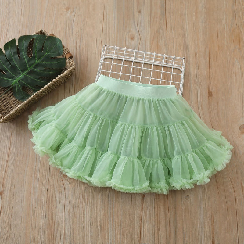 autumgirl skirt tutu skirt cute skirt tutu skirt mesh skirt