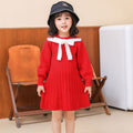 Girls' knitted sweater dress - spring/autumn new arrival - fresh & sweet princess style