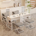 Widened 45cm nail table and chair set - special offer! economical single/double, light luxury, multi-functional, odorless, carbon steel with baked enamel finish