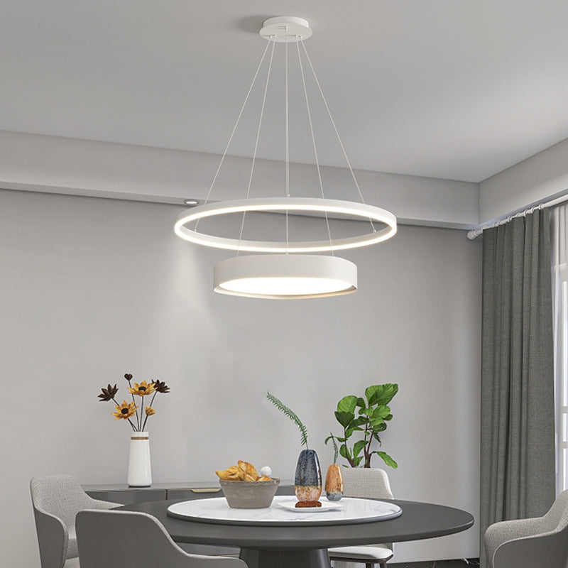 Atmospheric living room main light Nordic American dining room bedroom light Modern simple ceiling light Whole house lighting package combination
