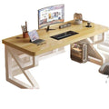 Solid wood desktop computer desk, gaming desk, student study desk, home bedroom desk, small apartment office desk