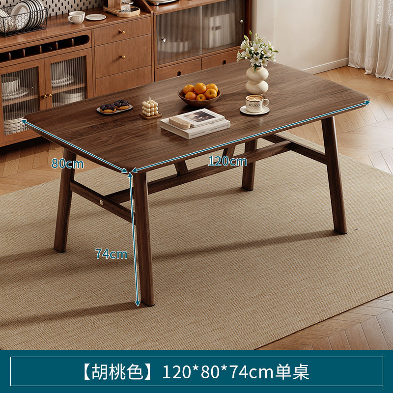 Dining table for homesmall apartment medieval dining table rectangular modern casual rental room dining and commercial table and chair combination
