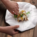 Casual boutique dish plate restaurant asymmetrical ceramic plate special-shaped stylish artistic conception for home creative cold dish plate