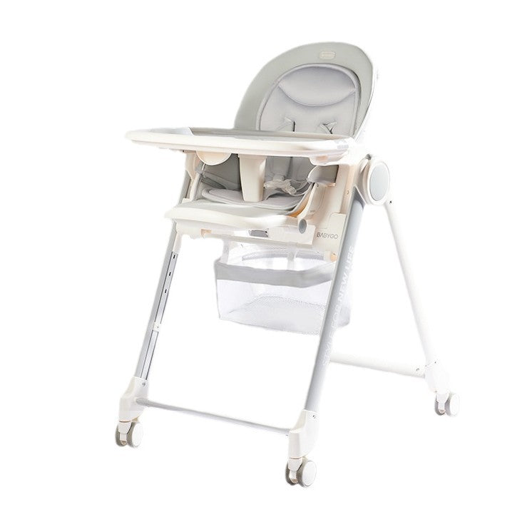 BABYGO Children's Dining Chair Baby Home Dining Table and Chair Sitting and Lying Portable Multifunctional Installation-free Baby Dining Chair