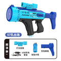 kids bubble machine fully automatic 57-hole space bubble gun colorful light boy girl toy gun outdoor