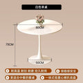 Factory direct small round table for home bedroom, living room, dining room, commercial negotiation, and modern fashion small dining table for bubble tea shops