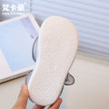 Vancahao autumn new mary jane shoes  girls' mesh lace soft sole flats kids' casual sneakers