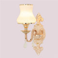 European-style crystal modern wall sconce for living room, background wall, bedroom, bedside, hallway, stairway - double-headed high-end wall lamp