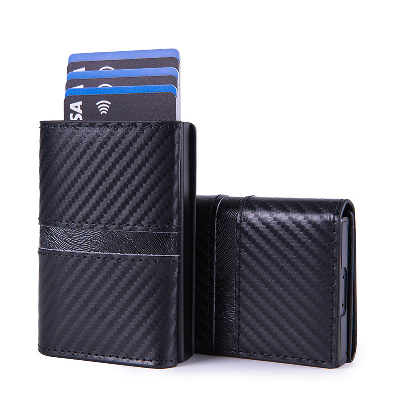 Card bag Cross-border explosion Multifunctional card box Men's wallet RFID multi-card position Anti-degaussing aluminum alloy card sleeve