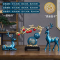 Lucky deer figurine - creative wine cabinet decoration for living room, office desk, home, housewarming gift, moving gift