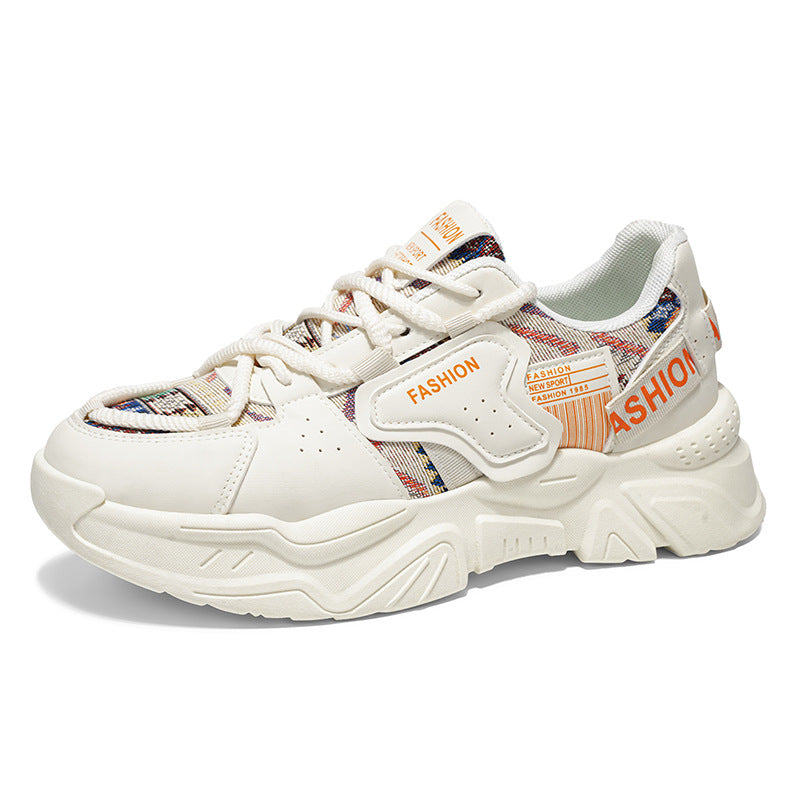 2026 spring new lightweight breathable chunky sneakers for men - thick sole, height increasing, trendy casual, versatile summer athletic shoes