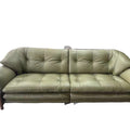 Oil wax leather sofa living room for homecasualchinoiserie italian normcore small apartment straight row sofa first layer cowhide cream