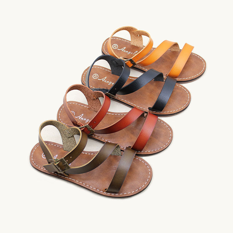 Cross-border new products spot wholesale children's shoes soft sole comfortable flat bottom non-slip cool slippers Children's shoes