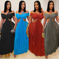 C7430 cross-border   fashion women's sexy bandeau bodycon see-through mesh dress
