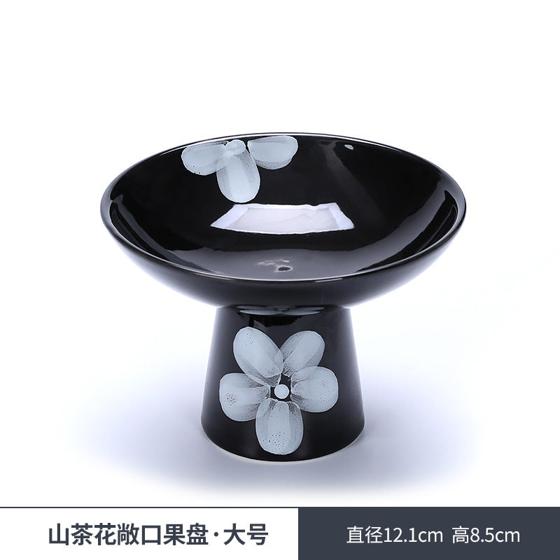 Vintage-inspired, niche design tall dessert cups - ceramic, high-style fruit, dessert, and tea tray