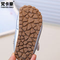 Vancahao kids' leather shoes -  autumn new collection - korean style sweet bow princess flats for little girls