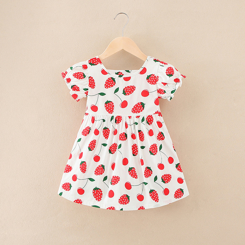 Girls' dress -  summer korean style princess dress - baby girl's clothing - wholesale/street vendor - children's dress