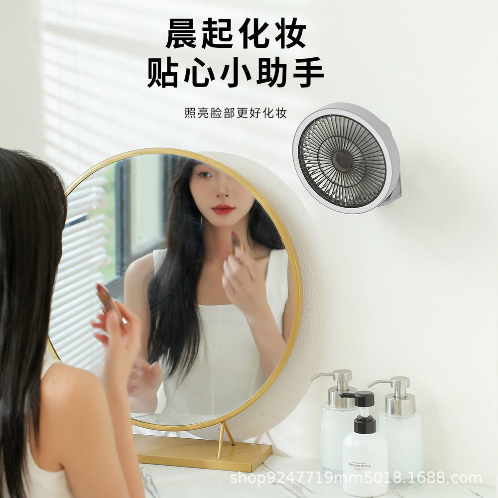 2024 new remote control wall-mounted fan, usb powered for home, kitchen, and bathroom use, ultra-quiet, high-velocity, smart oscillating fan