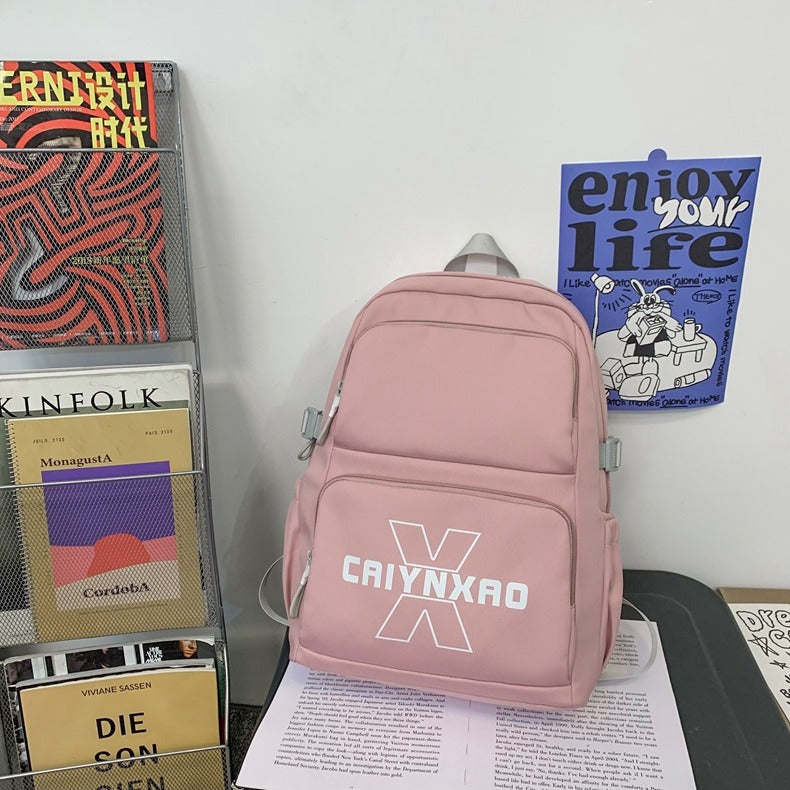 New Korean version of sweet college style versatile backpack small fresh Mori girl cute student schoolbag backpack