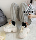 Thick sole heightened dad shoes women's 2026 autumn new arrivalk-stylefashioninspopular popular student casual sports shoes