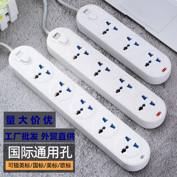 European standard British standard Myanmar Thailand socket  American Vietnam power strip South America Mexico plug-in patch board
