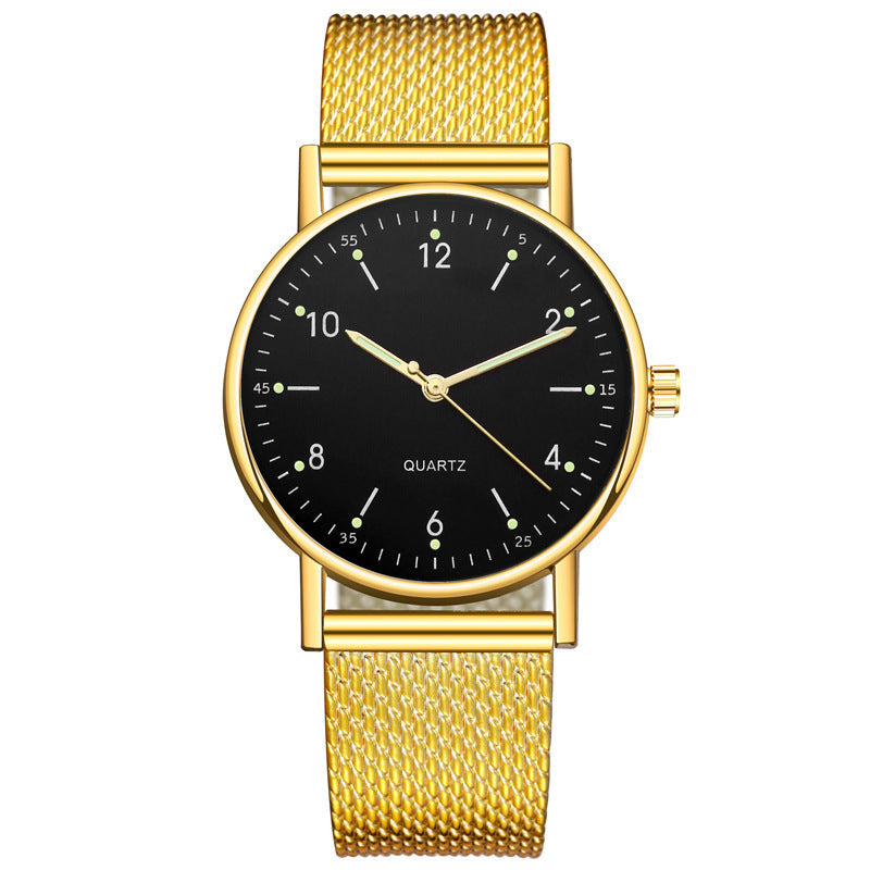 Export xiyin rubber mesh belt quartz watch women's watch thin luminous women's watch accessible luxury luminous watch women's watch