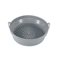 Food-grade silicone baking pan - high temperature resistant, collapsible air fryer silicone steamer tray, pot holder, baking cake mold
