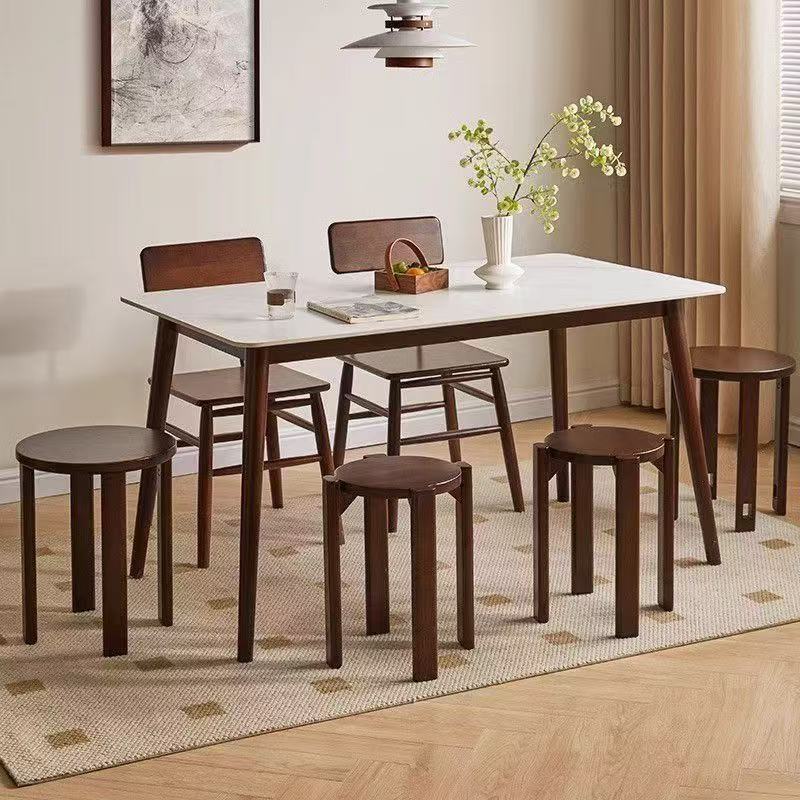 Solid wood jenga stool, high-looking multi-purpose dining chair, dining table and chair, wholesale table and stool, coffee table all-in-one stool, stackable
