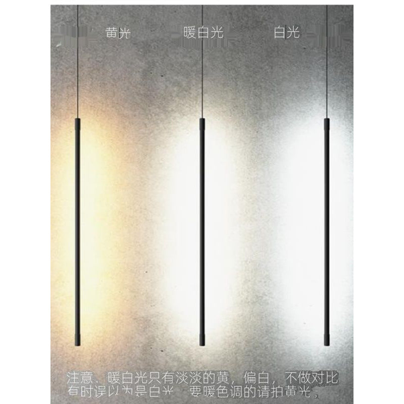 Minimalist pendant light for living room, dining room, study, bedroom, bedside - creative & unique background wall ambient led lighting fixture