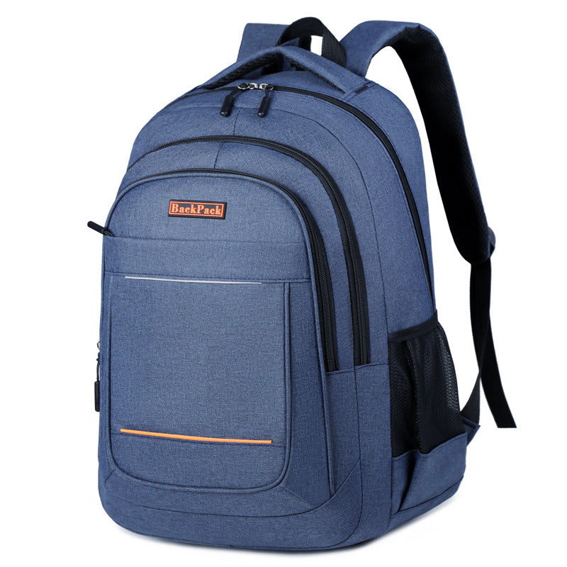 Cross-border backpack men's business computer backpack Oxford cloth commuting large capacity leisure student backpack customization