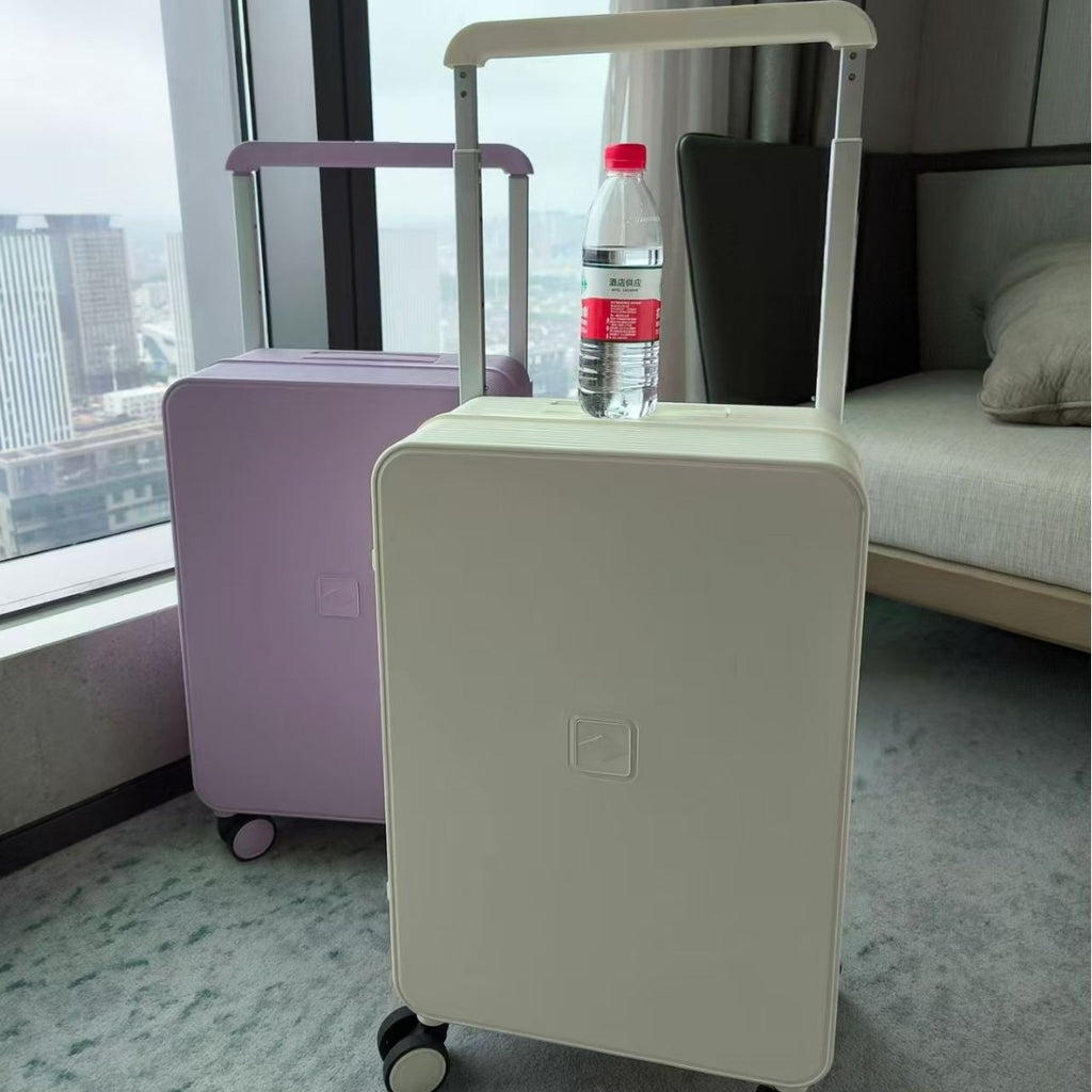 Boarding anti-drop wide tie rod aluminum frame suitcase 20 inches, small and lightweight, starting from one large-capacity password box