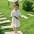 Chinese style girl's dress -  summer new arrival - short sleeve, stylish, slimming qipao dress
