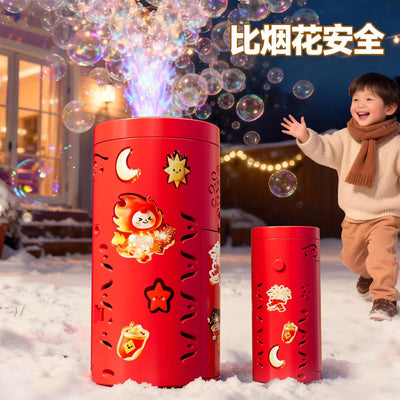 Street vendor culture new year fireworks bubble machine children's electric electronic firecrackers firecrackers wedding blowing bubbles toys