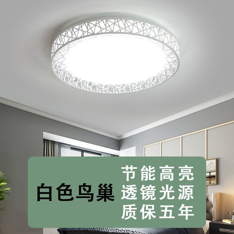 Led ceiling light bedroom lamp home round study minimalist living room lighting fixture dining room hallway kitchen bathroom lighting