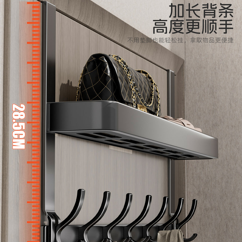 Over-the-door hook, double-layer over-the-door hanger, no-drill bedroom door hook, over-the-door organizer, creative over-the-door hook