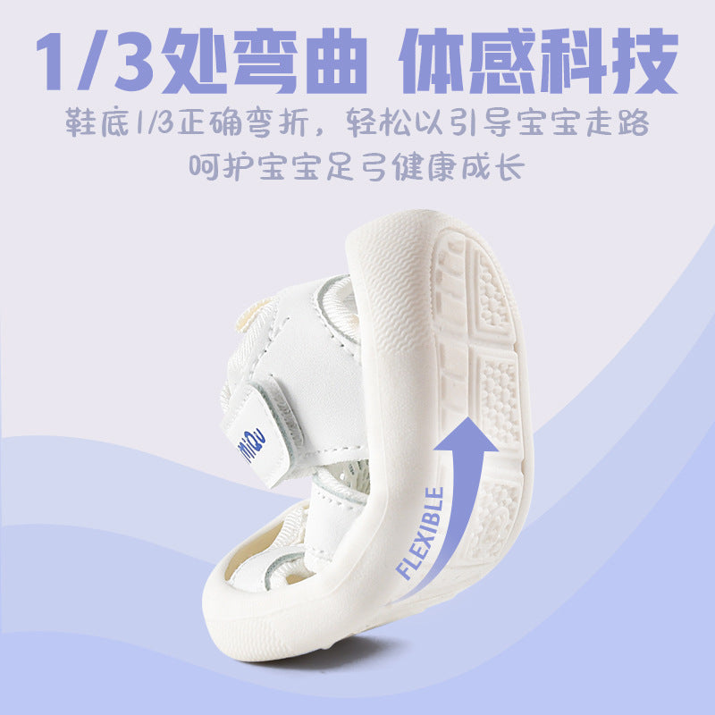 Baby sandals for boys, summer first walker shoes, 0-1-2 years old infant anti-slip soft sole mesh shoes for babies and toddlers, baby girl shoes