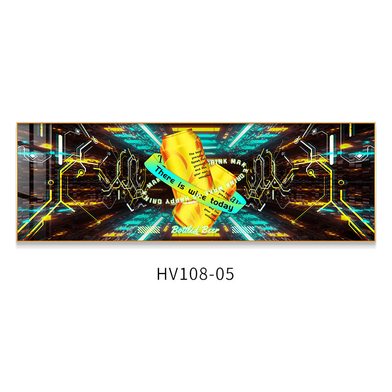 KTV box decoration painting hanging painting club room bar nightclub LED with light luminous lighting background wall mural