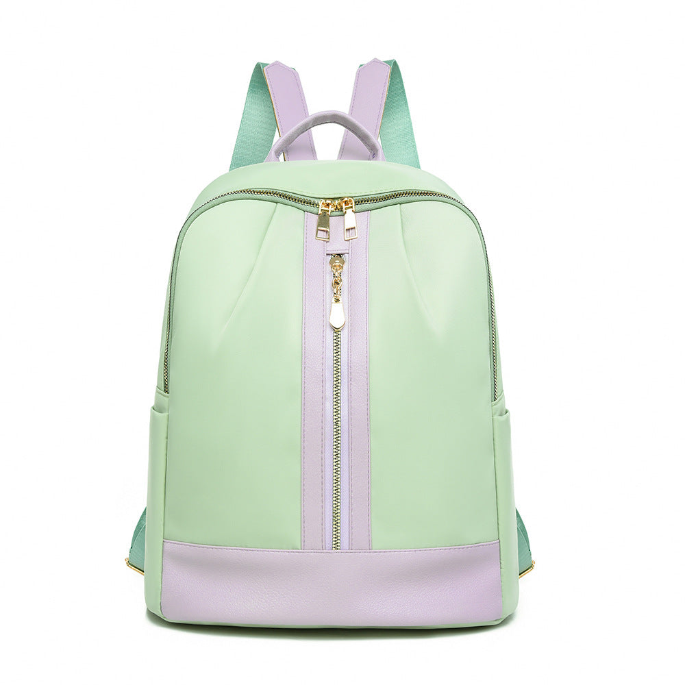 Backpack New Oxford Cloth Tide Waterproof School Bag Women's Korean Version Lightweight Versatile Fashion Large Capacity Travel Backpack Women